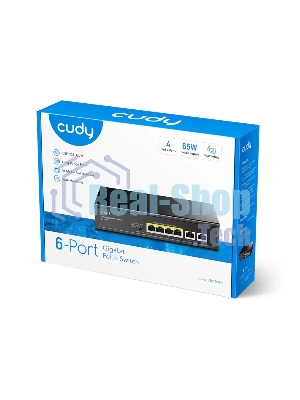 Коммутатор Cudy GS1006P, 6×1 Гбит/с