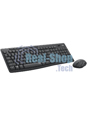 Комплект клавиатура+мышь Logitech MK295 беспроводной, USB, чёрный