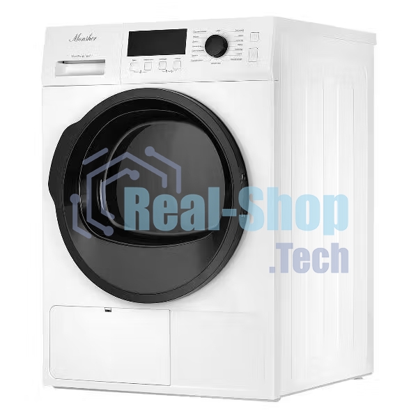Сушильная машина MONSHER MDM 631 Blanc белый, 8 кг, сушка - тепловой насос, программ - 16, 59.5 x 84.5 x 62.5 см
