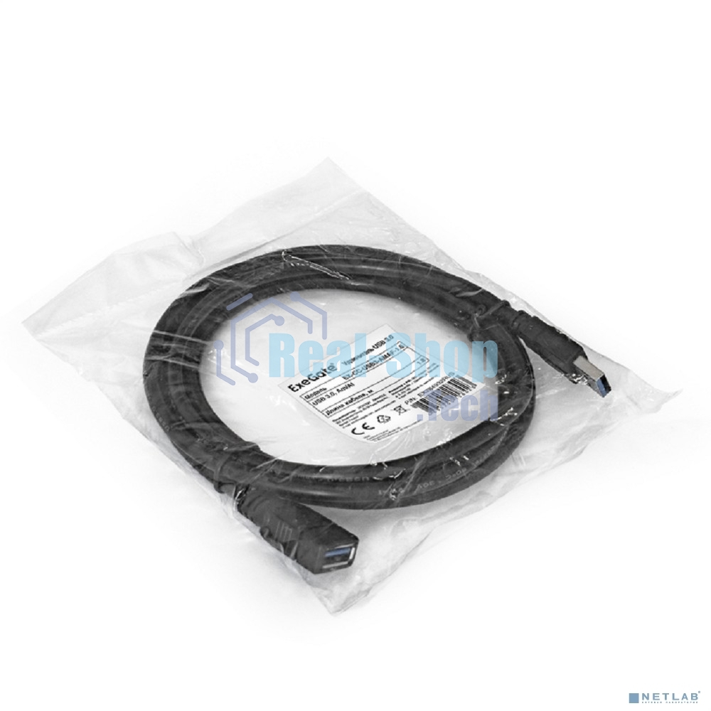 Удлинитель ExeGate EX284931RUS USB 3.0 ExeGate EX-CC-USB3-AMAF-1.0 (Am/Af, 1м)