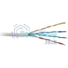 Кабель информационный Lanmaster LAN-6AFTP-LSZH-GY кат.6A FTP 4 пары 23AWG LSZH внутренний 305м серый