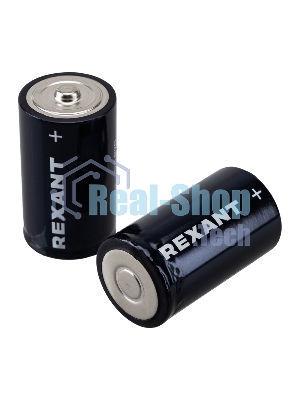 Батарейка алкалиновая Rexant D/LR20 1,5В блистер 2 шт.