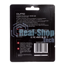 Флеш карта QUMO MicroSDXC 64Gb Class 10 UHS-I U3 черный adp