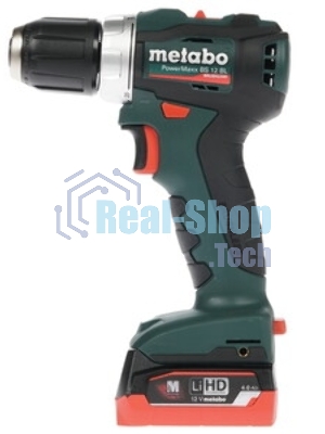 Дрель-шуруповерт Metabo PowerMaxx BS 12 6010365000, 12 В, 2 Ач, 40 Нм, щеточный