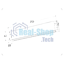 Управляемый светодиодный светильник для шинопровода Magnetic Ambrella light GL1262 BK черный IP20 9W 3000K-6400K 220V 120° 232*25*42 (Без ПДУ)