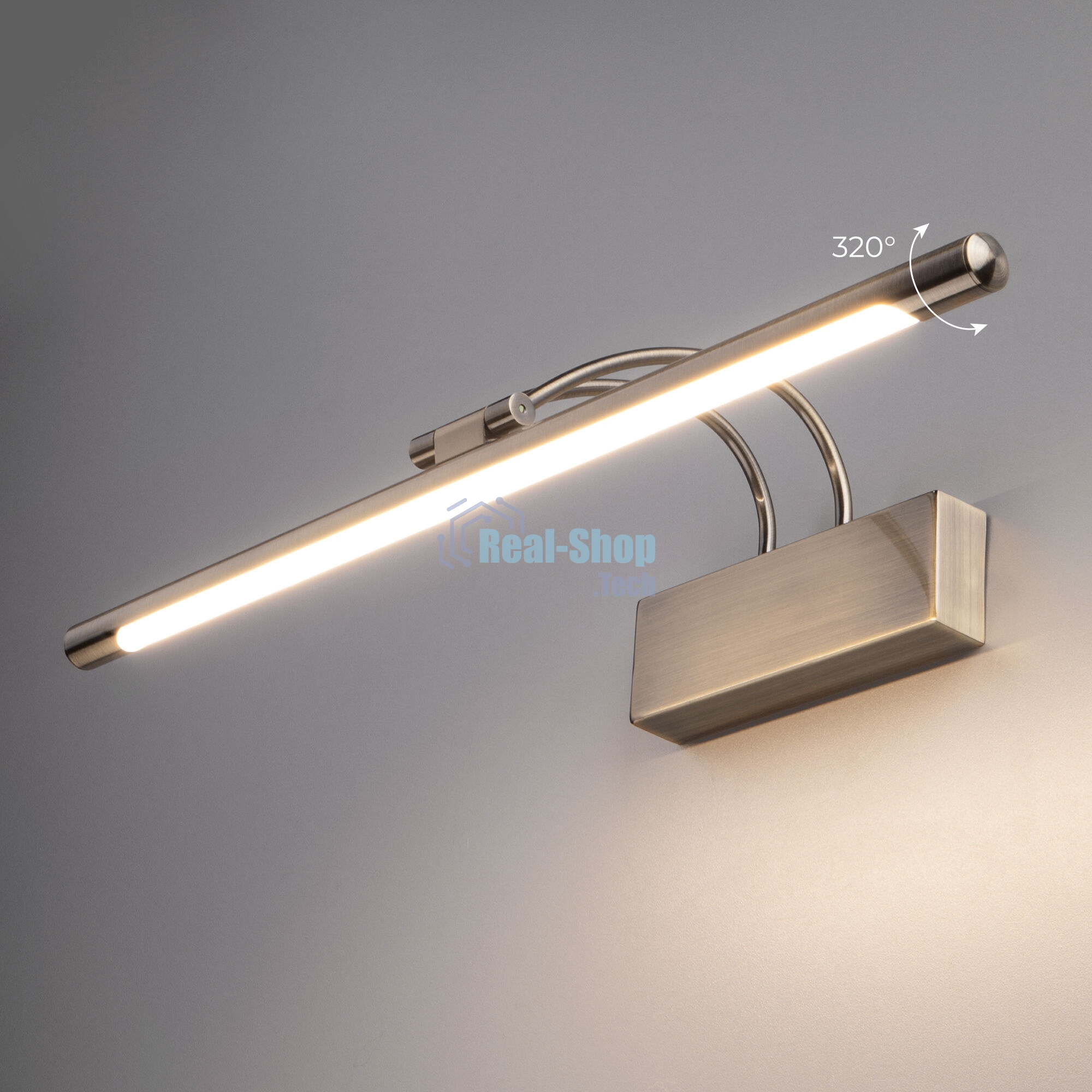 Светильник настенный светодиодный MRL LED 10W 1011 IP20 / Simple LED бронза 3000К