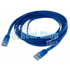 Патч-корд molded 5E Copper 1m Blue