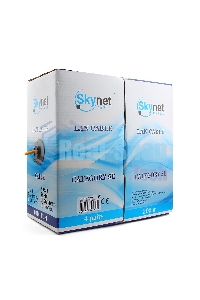 Кабель SkyNet Premium FTPнг-LSZH 4x2x0,51, низкое дымовыделение, нулевое содержание галогенов, медный, FLUKE TEST, кат.5e, однож., 305 м, box, оранжевый