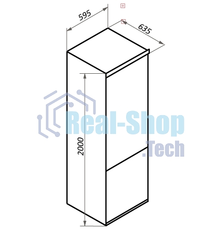 Холодильник Maunfeld MFF200NFW белый глянц. двухкамерный 271/106л морозилка снизу