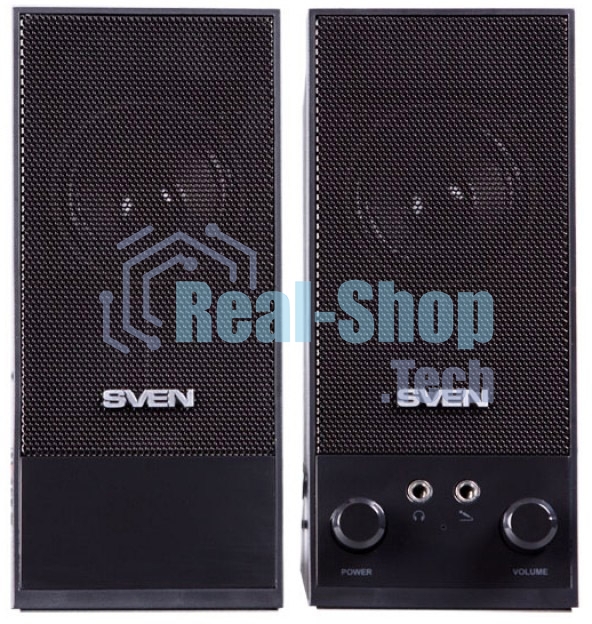 Акустическая система Sven SPS-604 2.0 черный 4Вт