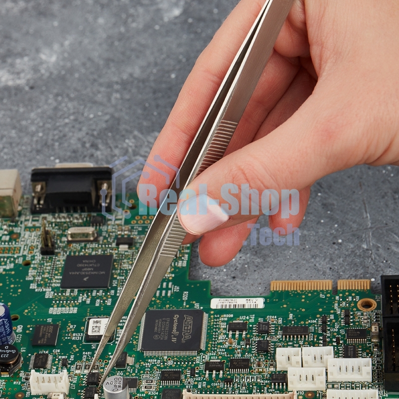 Пинцет прямой Rexant 160 мм (блистер)