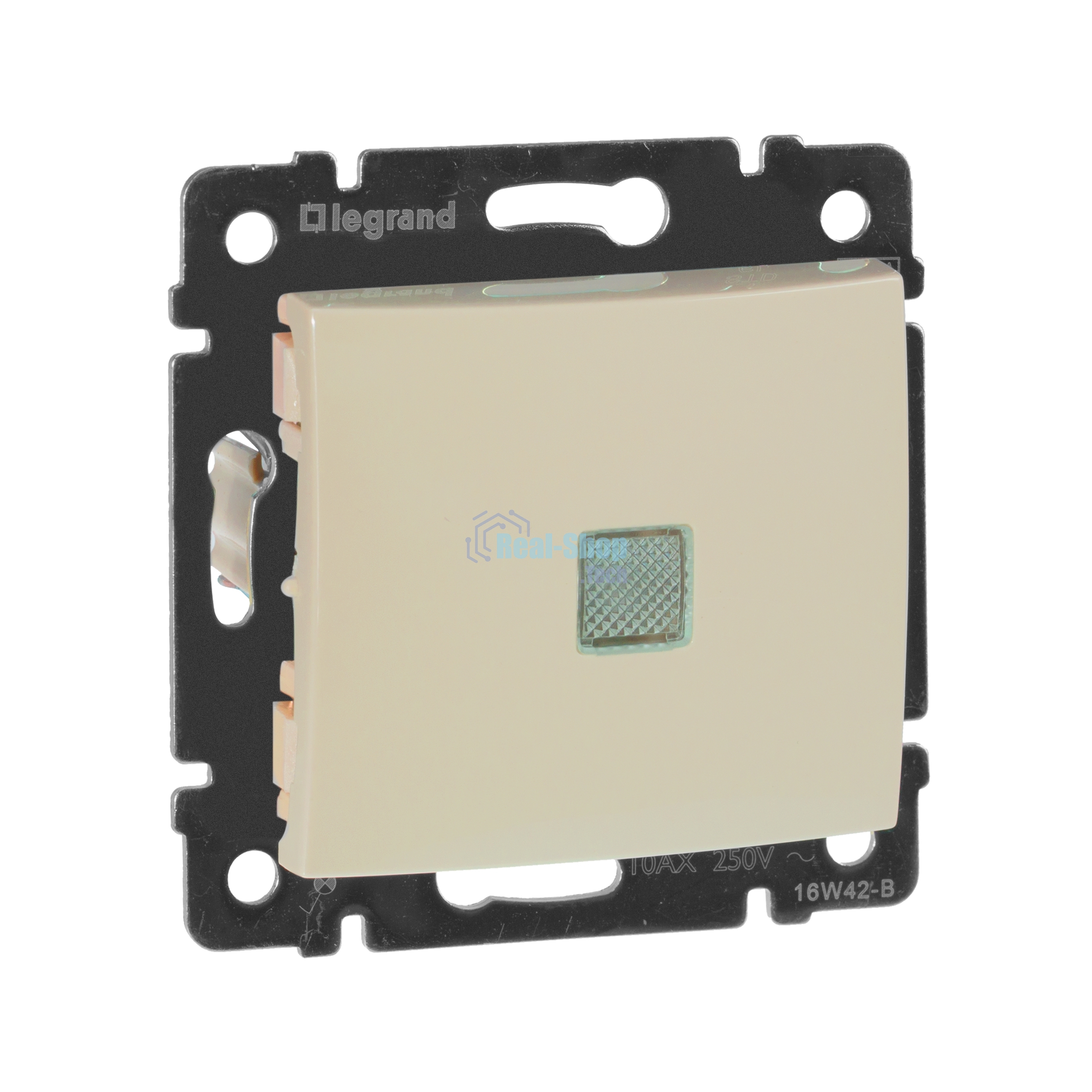 Переключатель Legrand 774326 Valena 2напр 10A с подсв, сл. кость