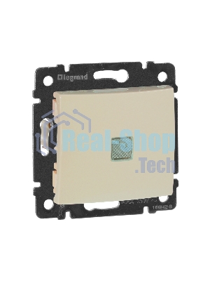 Переключатель Legrand 774326 Valena 2напр 10A с подсв, сл. кость