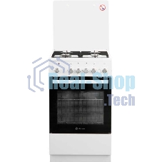 Плита комбинированная De Luxe 5040.40ГЭ (КР) ЧР белый, конфорок 4 шт, духовка 43 л, 50 см x 85 см x 50 см Плита комбинированная De Luxe 5040.40ГЭ (КР) ЧР белый, конфорок 4 шт, духовка 43 л, 50 см x 85 см x 50 см