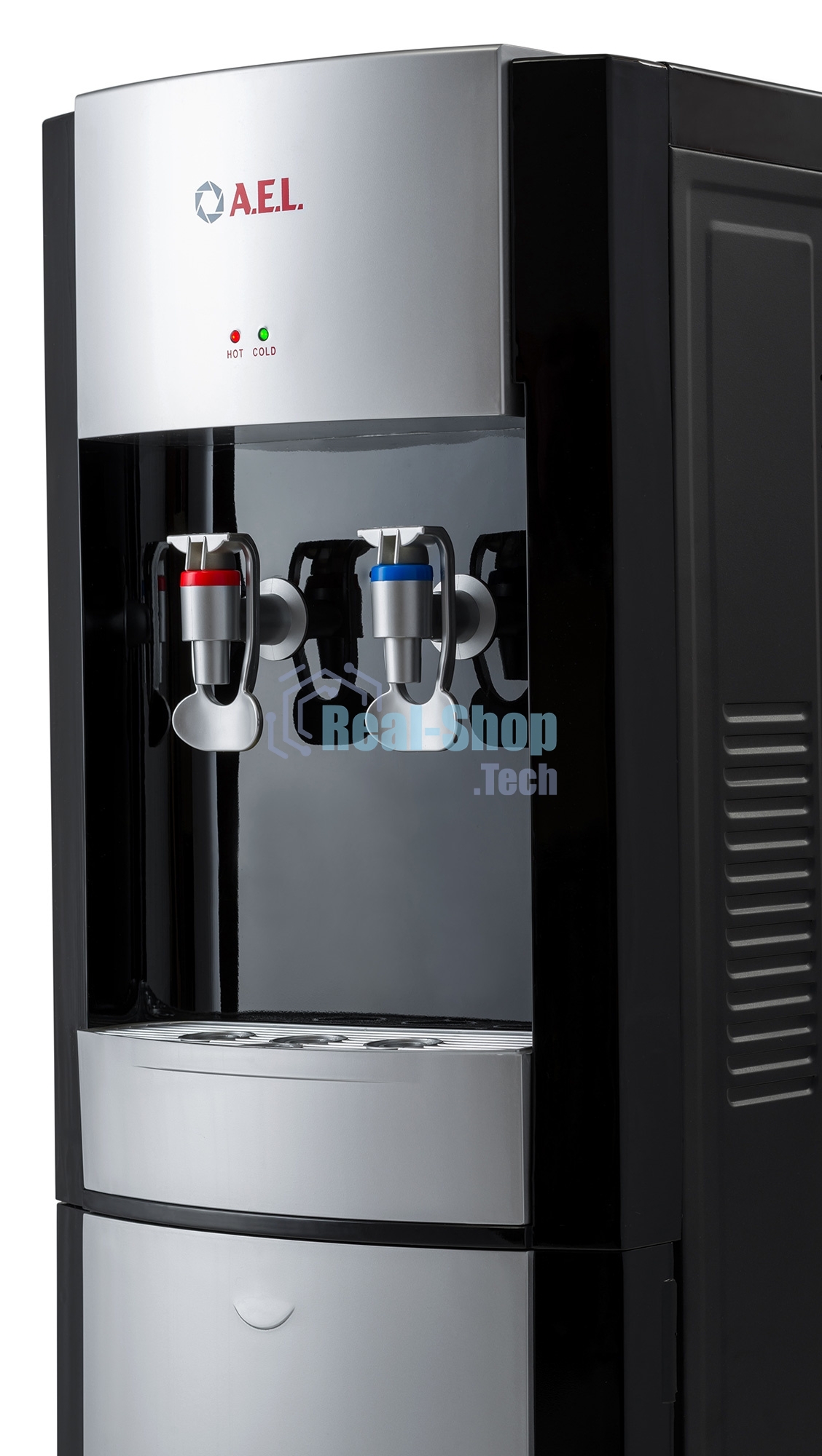 Кулер AEL LD-AEL-28 напольный электронный черный/серебристый