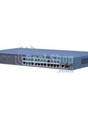 Коммутатор Hikvision DS-3E0526P-E 25G 1SFP 24PoE+ 270W неуправляемый