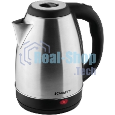 Чайник электрический Scarlett SC-EK21S51, 1,8 л, 1600 Вт, нерж.ст.