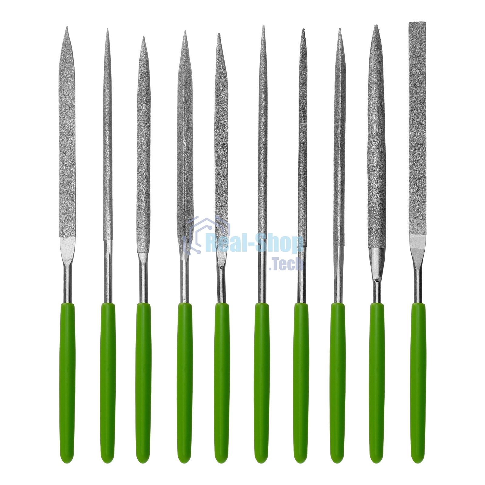 Набор надфилей Сибртех алмазных 140х70х3 10шт.