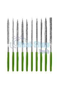 Набор надфилей Сибртех алмазных 140х70х3 10шт.