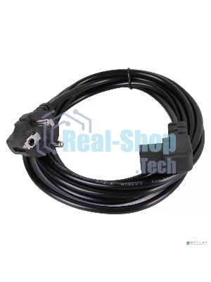 Кабель комп - розетка AOpen ACE021R-3M 220V EU (угол-угол) 3m