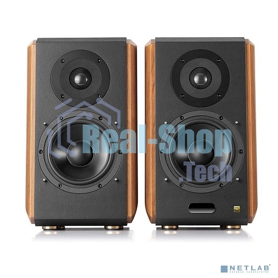 Акустическая система Edifier S1000MKII Brown (2.0,Bluetooth 5.0,ДУ,2x 25 Вт (ВЧ), 2x 35 Вт (СЧ/НЧ)
