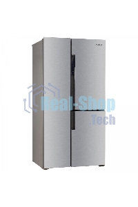 Холодильник Бирюса TD 563 I нержавеющая сталь трехкамерный 207/223 л морозилка слева, NoFrost, Side-by-side