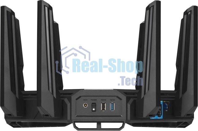 Маршрутизатор ASUS GT-BE19000, черный/красный, 90IG0850-MO9A0V