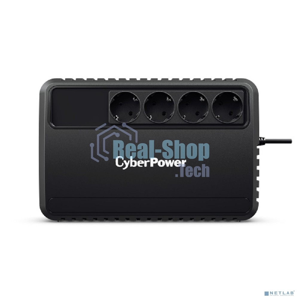 Источник бесперебойного питания CyberPower BU850E NEW ИБП Line-Interactive, 850VA/425W, 4 EURO), 12В/7,2 А·ч х 1