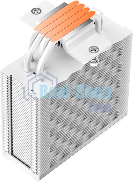 Кулер для процессора PCCooler RZ400 V2 WH белый 120мм алюминий+медь 2000rpm 32db 4-pin 230W 155мм