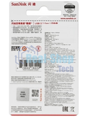 Флешка USB 32Gb SanDisk CZ410 Ultra Shift, USB 3.0, черный