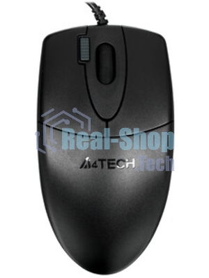 Мышь проводная A4Tech OP-620DS черный, 1000 dpi, USB, кнопки - 4