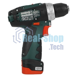 Дрель-шуруповерт Metabo PowerMaxx BS 600984500, 12 В, 2 Ач, 34 Нм, щеточный