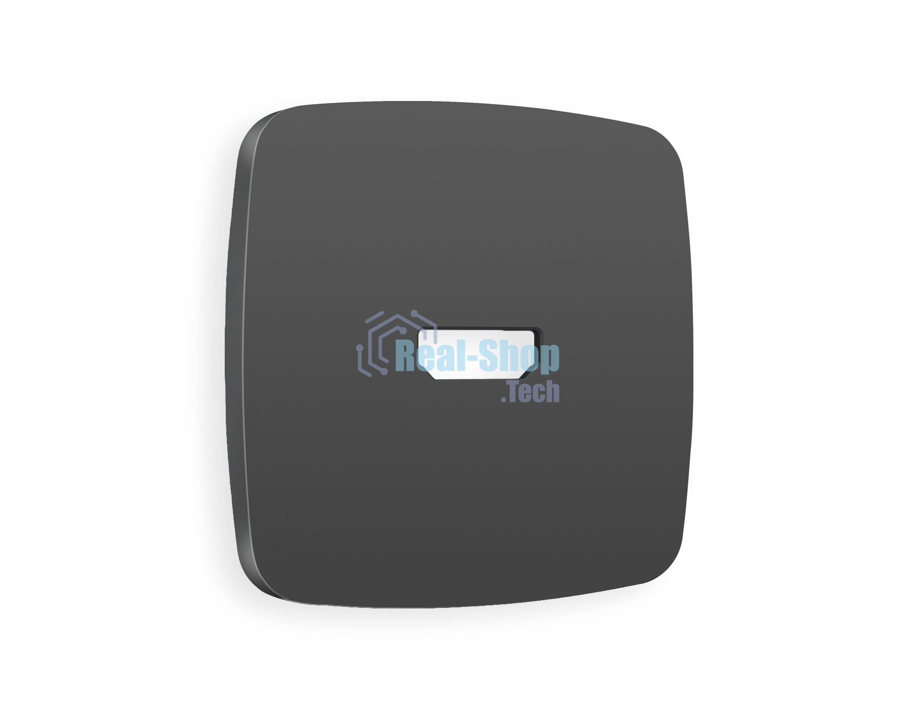 Лицевая панель OMEGA (Графит Мягкое касание) для HDMI розетки QUANT OP9140
