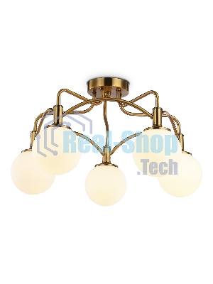 Светильник Ambrella light TR3212/5 GD/FR золото/белый матовый E27*5 max 40W D560*302