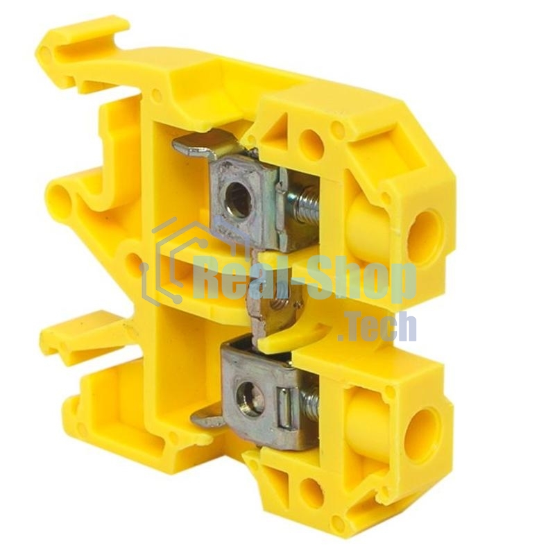 Колодка клеммная JXB-2.5/35 (25а) жел. EKF plc-jxb-2.5/35y