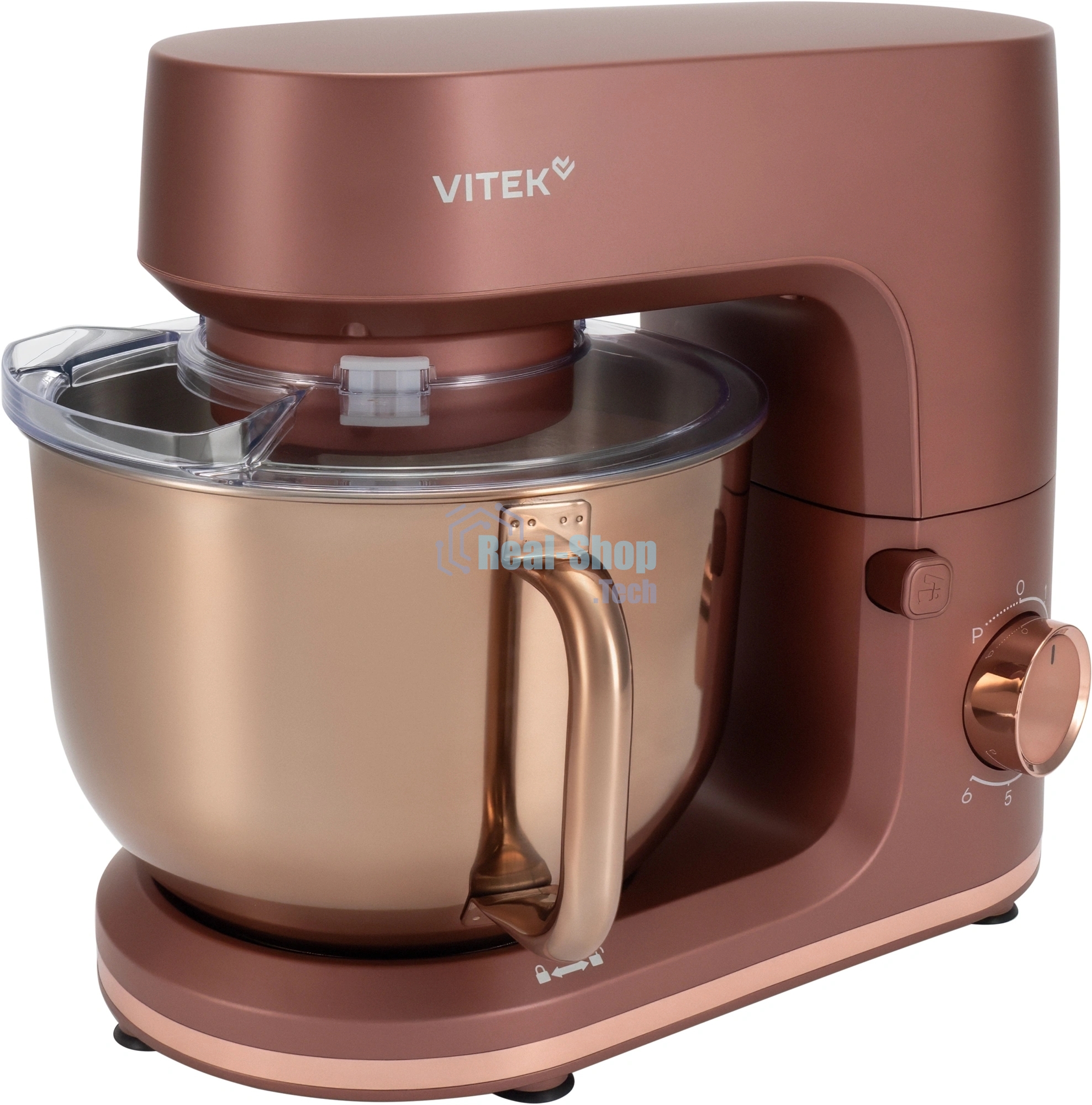 Миксер планетарный Vitek Элегия VT-PM0661 2000Вт кофейный