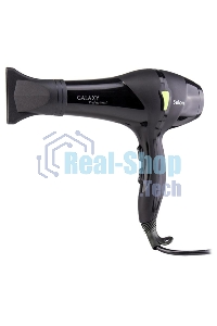 Фен для волос профессиональный Galaxy Line GL 4317, черный, 2200 Вт, АС мотор, 2 скоростных режима, 3 температурных режима, защита мотора от перегрева, защитная сетка, подвесная петля,насадка-концентратор