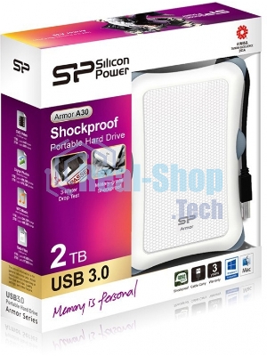 Внешний HDD Silicon Power USB 3.0 2Tb A30 SP020TbPHDA30S3W Armor 2.5