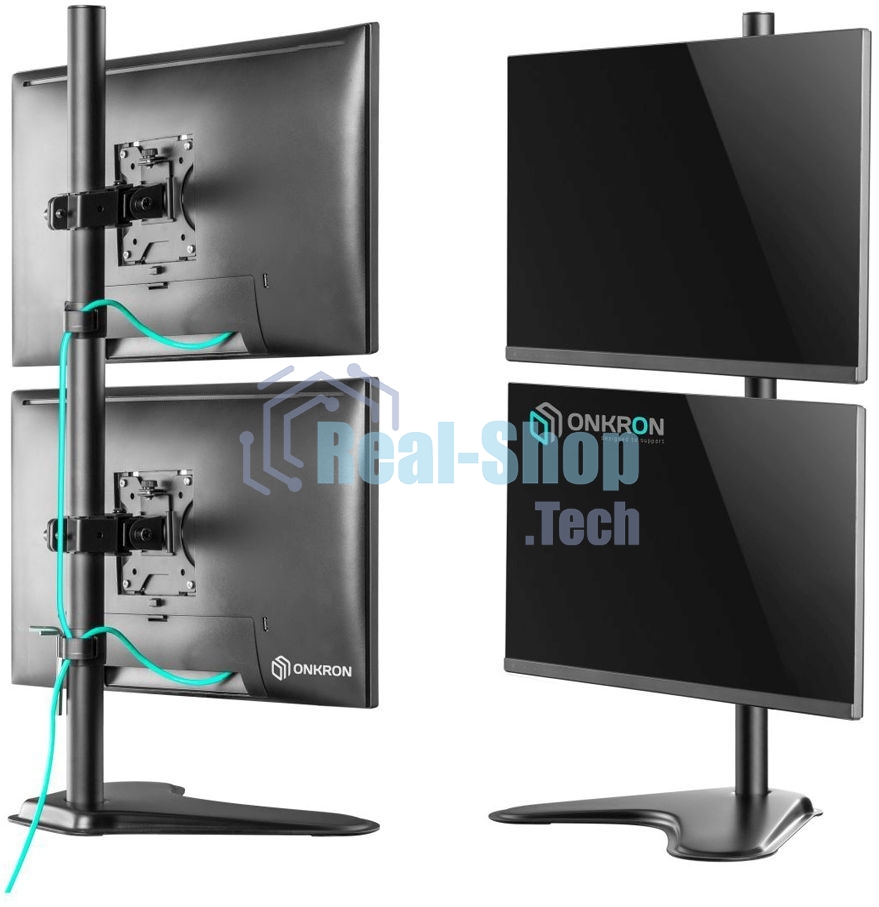 Кронштейн ONKRON D208FS для двух мониторов 13