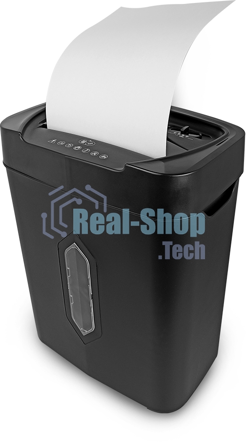 Шредер ГЕЛЕОС УМ22-4 DIN P-4 (4 ур-нь секр.), фрагмент 4х35мм, 14 лист (70г/м2), CD/пл.карты/скрепки/скобы, 22 литра