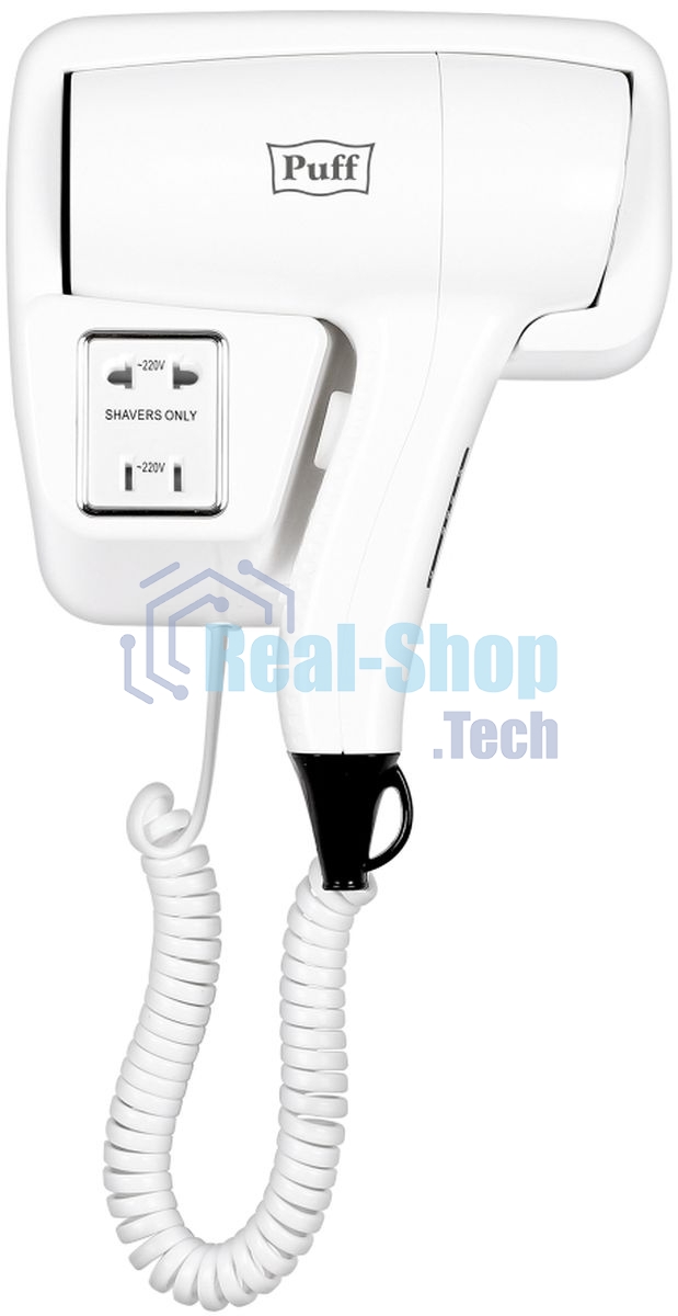 Фен Puff 1201B 1200Вт белый