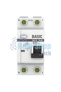 Выключатель автоматический дифференциального тока 1п+N C 25А 30мА тип АС эл. 4.5кА АД-12 Basic EKF DA12-25-30-bas