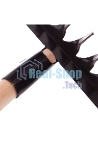 Грабли Сибртех 14-зубые, 350мм, с черенком, витые