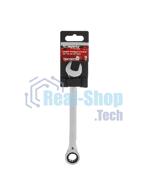 Ключ комбинированный трещоточный Matrix, 16 мм, CrV, зеркальный хром
