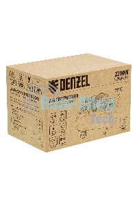 Компрессор воздушный Denzel BCV2200/100 рем. привод, 2,2 кВт, 100 л, 370 л/мин