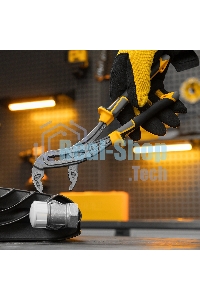 Клещи переставные Denzel трехкомпонентные рукоятки 240 мм