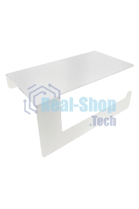 Держатель Rexant для туалетной бумаги с полкой хранения белый