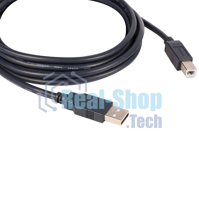 Кабель Kramer C-USB/AB-6 USB-A 2.0 вилка- USB-B вилка, 1,8 м