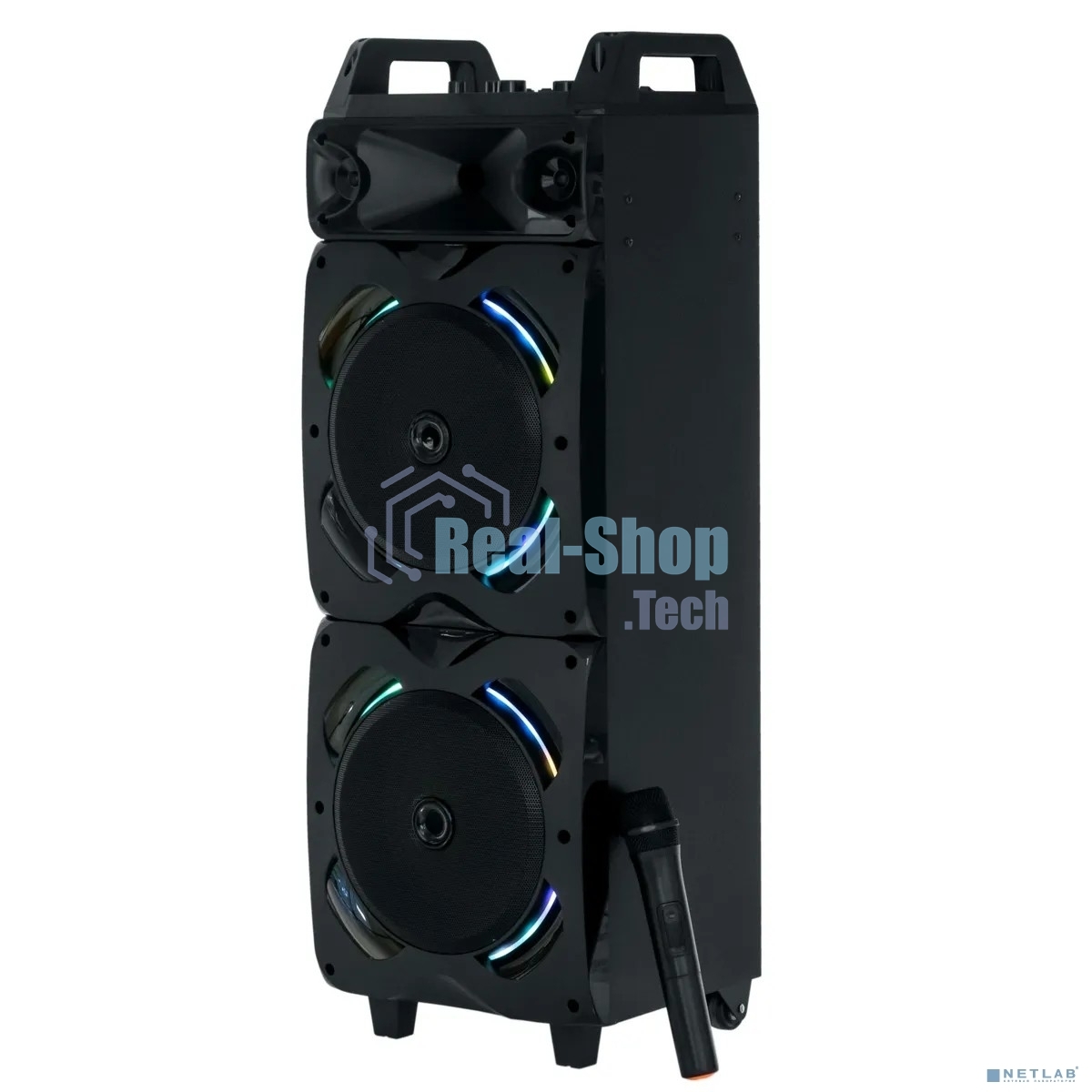 Акустическая колонка Dialog Oscar AO-220 1.0, 100W RMS, Караоке с беспр. микр, BT/FM/USB/SD/GT
