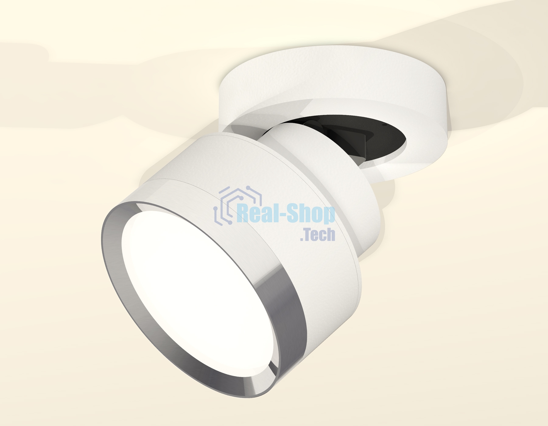 Светильник Ambrella Light XM8101003 SWH/PSL белый песок/серебро полированное GX53 (A2228, A2105, C8101, N8118)